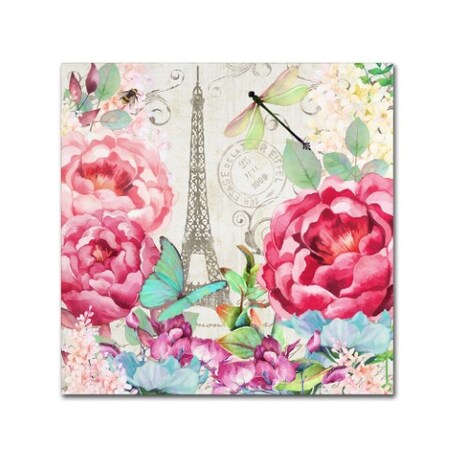 Trademark Fine Art Tina Lavoie 'Le Printempsa Paris' Canvas Art, 14x14 ALI12778-C1414GG